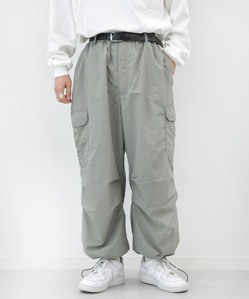 Perushu（ペルーシュ）の「リフレクタープリントナイロンカーゴパンツ（その他パンツ・メンズ・ブラック/グレー/サックスブルー・SMALL/MEDIUM/LARGE）」の11枚目の写真