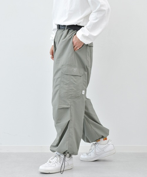 Perushu（ペルーシュ）の「リフレクタープリントナイロンカーゴパンツ（その他パンツ・メンズ・ブラック/グレー/サックスブルー・SMALL/MEDIUM/LARGE）」の10枚目の写真