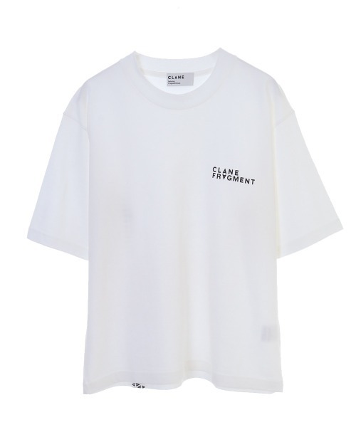 CLANE(クラネ)の「【FRAGMENT×CLANE (フラグメント×クラネ)】Tシャツ 19195-2231(Tシャツ/カットソー・レディース・ホワイト/ブラック・1/2)」の11枚目の写真