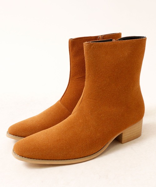 【セール】【LOVEHUNTER】スエードハイヒールサイドジップブーツ（ブーツ）｜LOVEHUNTER（ラブハンター）