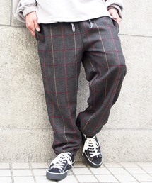 COOKMAN | Cookman クックマン シェフパンツ イージーパンツ ウールミックスチェック グレー(その他パンツ)