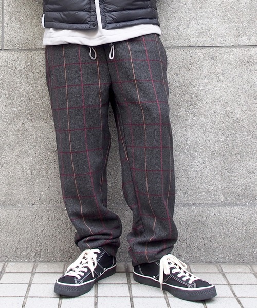 COOKMAN（クックマン）の「Cookman クックマン シェフパンツ イージーパンツ ウールミックスチェック グレー（その他パンツ・メンズ・グレー・MEDIUM/LARGE）」の5枚目の写真