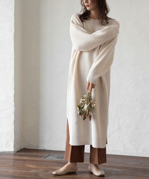 バックオープンニットワンピース ニット セーター Rectangle レクタングル のファッション通販 Zozotown