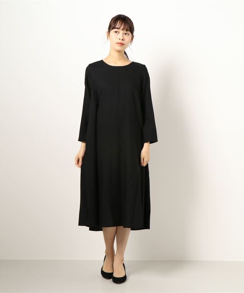 ウール De ヘリンボン 製品染めワンピース ワンピース Bulle ワンピース Bulle De Savon ビュルデサボン のファッション