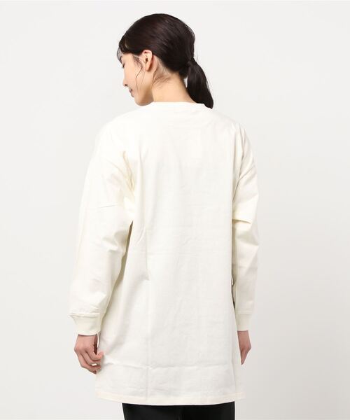 WEGO（ウィゴー）の「WEGO/サイドスリットロングスリーブTシャツ（Tシャツ/カットソー・レディース・ホワイト/アイボリー・FREE）」の4枚目の写真