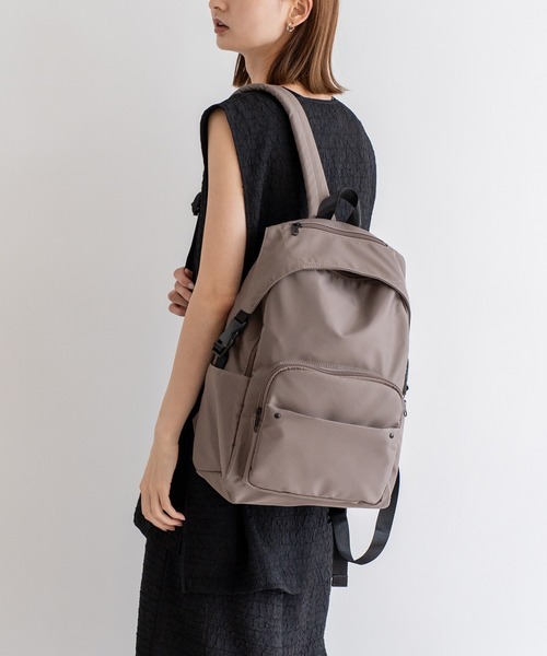 VitaFelice（ヴィータフェリーチェ）の「ナイロンフラップリュックサック（バックパック/リュック・レディース・ブラック/グレー/モカ/ブルー系その他・FREE）」の18枚目の写真