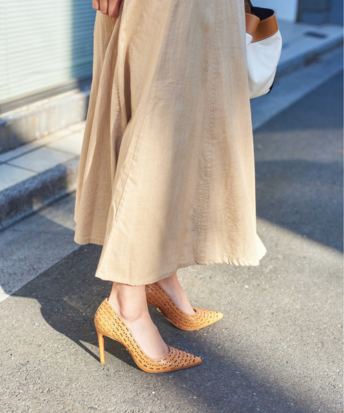 セール パンプス シューズ レーザーカットハイヒールパンプス パンプス Carrano Carrano カラーノ のファッション