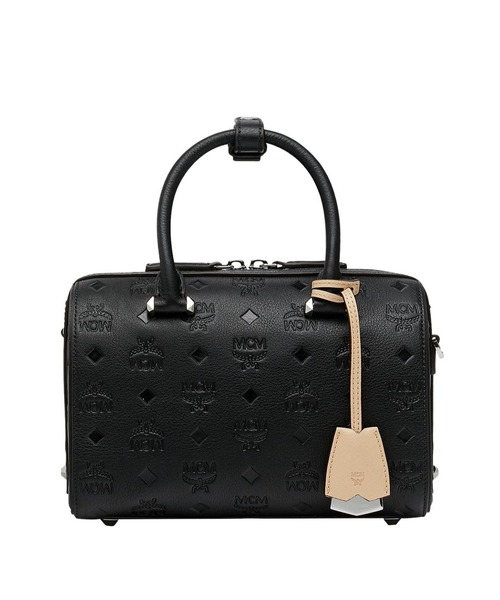 MCM（エムシーエム）の「MCM/エムシーエム/〈エッセンシャル〉 ボストンバッグ モノグラムレザー（ボストンバッグ・レディース・ブラック/レッド・FREE）」の10枚目の写真