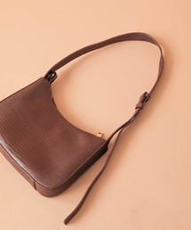 【WEB限定】クロコ型押しショルダーバッグ