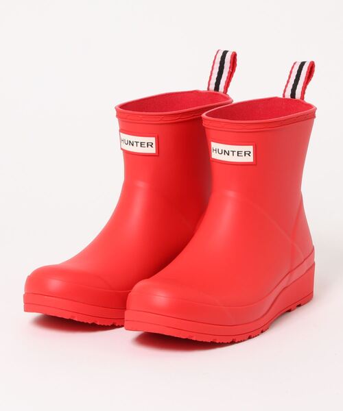 HUNTER(ハンター)の「【入荷禁止】【 HUNTER / ハンター 】# オリジナル プレイ ブーツショート / ORIGINAL PLAY BOOT SHORT WFS2020RMA・・(レインシューズ・レディース・ブラック/レッド・7/5/4/6/3)」の2枚目の写真