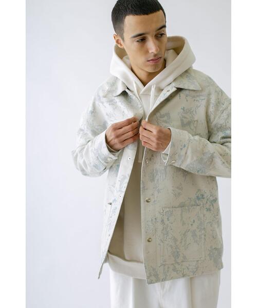 MONKEY TIME(モンキータイム)の「<monkey time> ABSTRCT JACQUARD COVER ALL/カバーオール(カバーオール・メンズ・オフホワイト/ブラック・S/L/M)」の11枚目の写真