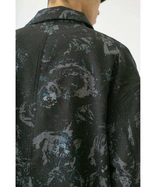 MONKEY TIME(モンキータイム)の「<monkey time> ABSTRCT JACQUARD COVER ALL/カバーオール(カバーオール・メンズ・オフホワイト/ブラック・S/L/M)」の8枚目の写真