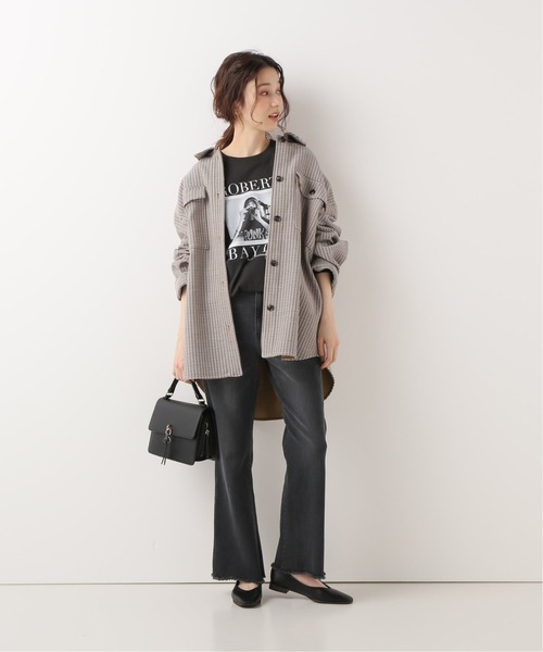 Simplicite(サンプリシテ)の「《追加》デニムフレアPT◆(デニムパンツ・レディース・ブラック/ブルー系その他・SMALL/MEDIUM)」の3枚目の写真