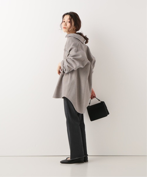 Simplicite(サンプリシテ)の「《追加》デニムフレアPT◆(デニムパンツ・レディース・ブラック/ブルー系その他・SMALL/MEDIUM)」の4枚目の写真