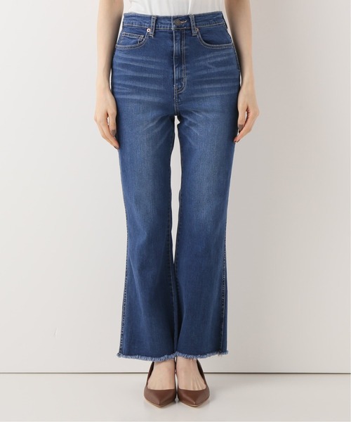 Simplicite(サンプリシテ)の「《追加》デニムフレアPT◆(デニムパンツ・レディース・ブラック/ブルー系その他・SMALL/MEDIUM)」の7枚目の写真