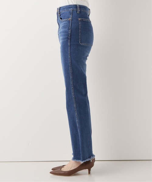 Simplicite(サンプリシテ)の「《追加》デニムフレアPT◆(デニムパンツ・レディース・ブラック/ブルー系その他・SMALL/MEDIUM)」の8枚目の写真