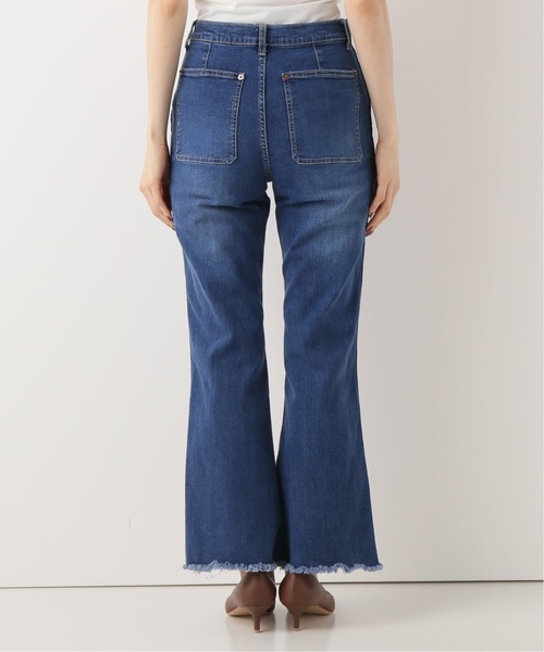 Simplicite(サンプリシテ)の「《追加》デニムフレアPT◆(デニムパンツ・レディース・ブラック/ブルー系その他・SMALL/MEDIUM)」の9枚目の写真