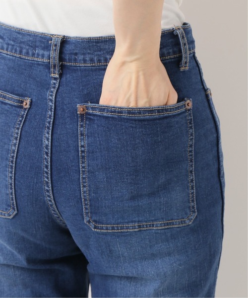 Simplicite(サンプリシテ)の「《追加》デニムフレアPT◆(デニムパンツ・レディース・ブラック/ブルー系その他・SMALL/MEDIUM)」の12枚目の写真