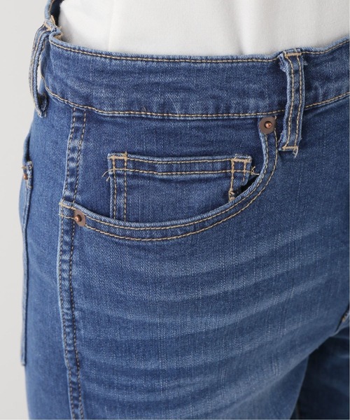 Simplicite(サンプリシテ)の「《追加》デニムフレアPT◆(デニムパンツ・レディース・ブラック/ブルー系その他・SMALL/MEDIUM)」の14枚目の写真