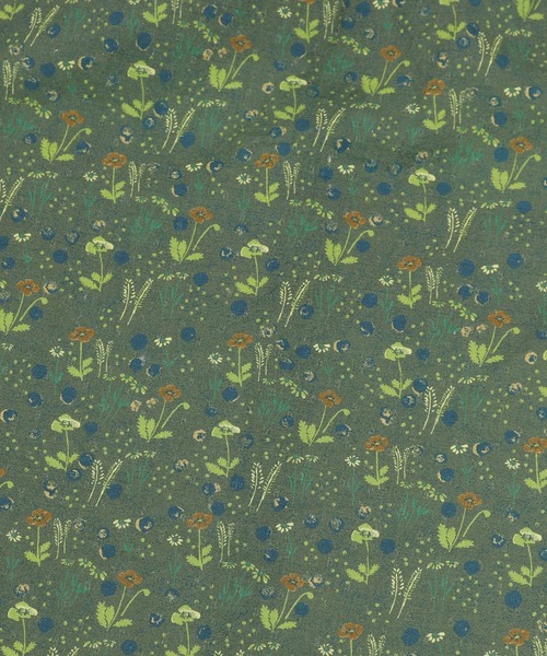 chambre de charme（シャンブルドゥシャーム）の「cdc ドビー コクリコプリント　はんぱ袖ブラウス（シャツ/ブラウス・レディース・ネイビー/カーキ・FREE）」の18枚目の写真