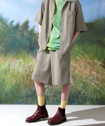 ENDER PRODUCTS | ブライトポプリン タックワイドショートパンツ2021 SUMMER【ENDER PRODUCTS/エンダープロダクツ】(その他パンツ)