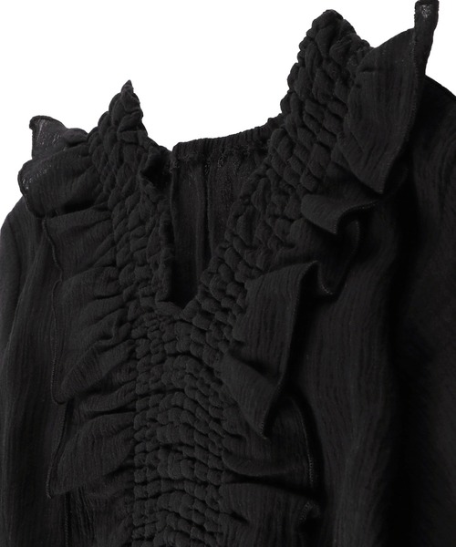 RADCHAP(ラッドチャップ)の「楊柳ギャザーチュニック(チュニック・キッズ・ブラック/オレンジ・90cm/110cm/100cm/120cm/130cm/140cm/150cm)」の11枚目の写真