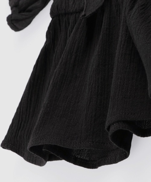 RADCHAP(ラッドチャップ)の「楊柳ギャザーチュニック(チュニック・キッズ・ブラック/オレンジ・90cm/110cm/100cm/120cm/130cm/140cm/150cm)」の18枚目の写真