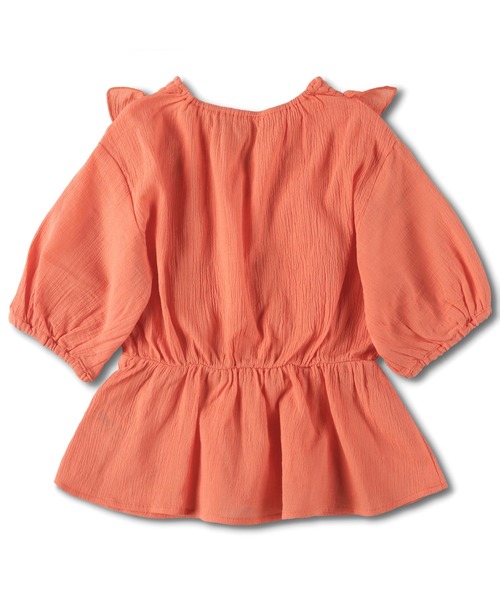 RADCHAP(ラッドチャップ)の「楊柳ギャザーチュニック(チュニック・キッズ・ブラック/オレンジ・90cm/110cm/100cm/120cm/130cm/140cm/150cm)」の16枚目の写真