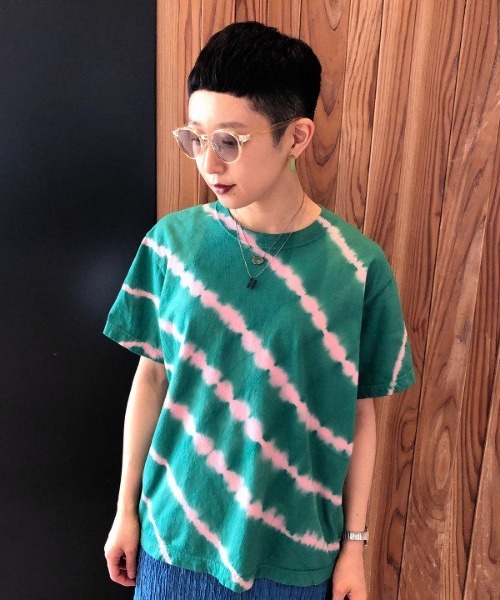 Ray BEAMS（レイビームス）の「Available Today × Ray BEAMS / 別注 タイダイ Tシャツ（Tシャツ/カットソー・レディース・ブラック/レッド/グリーン・ONE SIZE）」の14枚目の写真