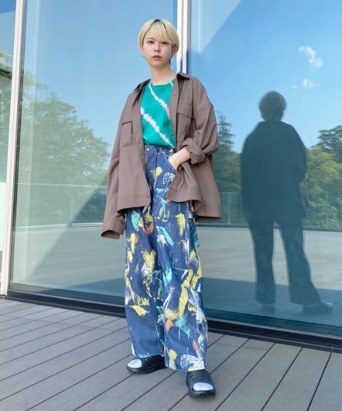 Ray BEAMS（レイビームス）の「Available Today × Ray BEAMS / 別注 タイダイ Tシャツ（Tシャツ/カットソー・レディース・ブラック/レッド/グリーン・ONE SIZE）」の15枚目の写真