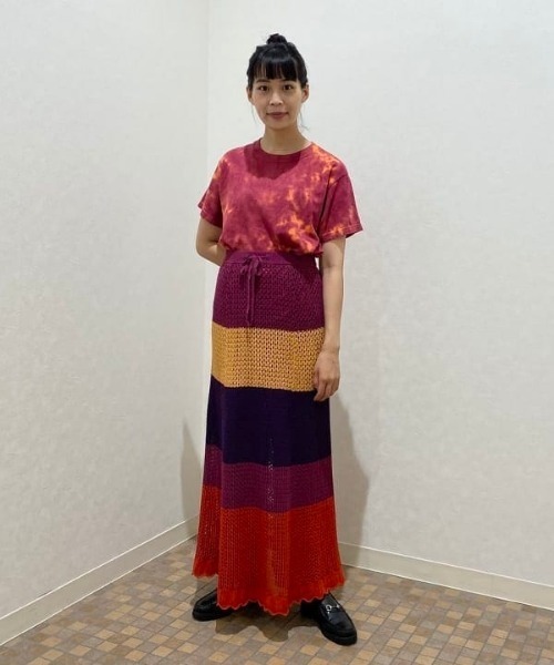 Ray BEAMS（レイビームス）の「Available Today × Ray BEAMS / 別注 タイダイ Tシャツ（Tシャツ/カットソー・レディース・ブラック/レッド/グリーン・ONE SIZE）」の18枚目の写真