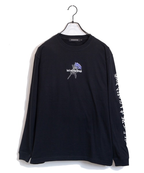 JACKROSE(ジャックローズ)の「JE-アートローズ・LSTEE(Tシャツ/カットソー・メンズ・ホワイト/ブラック/ライム/ライトピンク・M/L)」の6枚目の写真