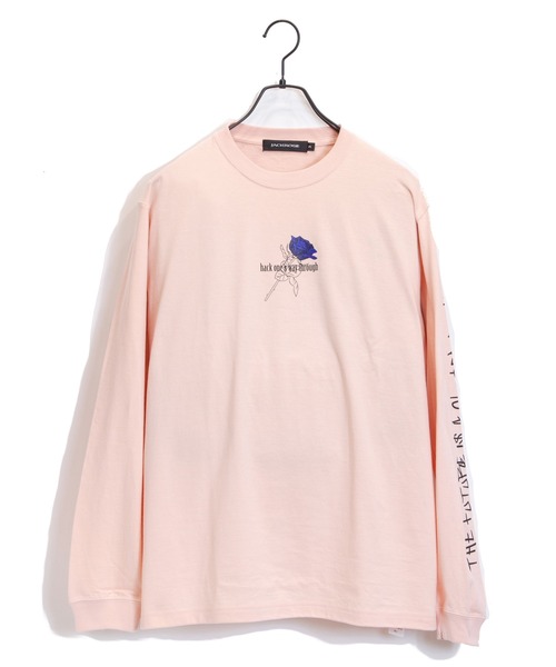 JACKROSE(ジャックローズ)の「JE-アートローズ・LSTEE(Tシャツ/カットソー・メンズ・ホワイト/ブラック/ライム/ライトピンク・M/L)」の8枚目の写真