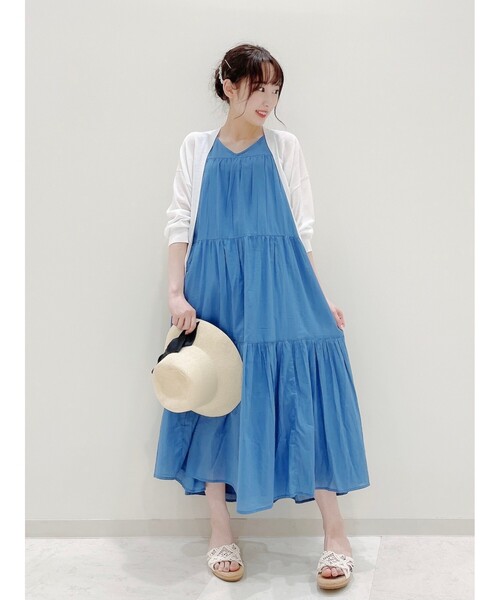 DRESKIP（ドレスキップ）の「◆トッパーカーディガン（カーディガン/ボレロ・レディース・ネイビー/オフホワイト/ライトグリーン/レモンイエロー/グレー・04/03/02）」の8枚目の写真