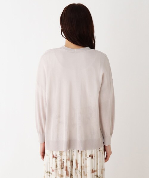 DRESKIP（ドレスキップ）の「◆トッパーカーディガン（カーディガン/ボレロ・レディース・ネイビー/オフホワイト/ライトグリーン/レモンイエロー/グレー・04/03/02）」の10枚目の写真