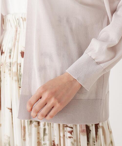 DRESKIP（ドレスキップ）の「◆トッパーカーディガン（カーディガン/ボレロ・レディース・ネイビー/オフホワイト/ライトグリーン/レモンイエロー/グレー・04/03/02）」の14枚目の写真