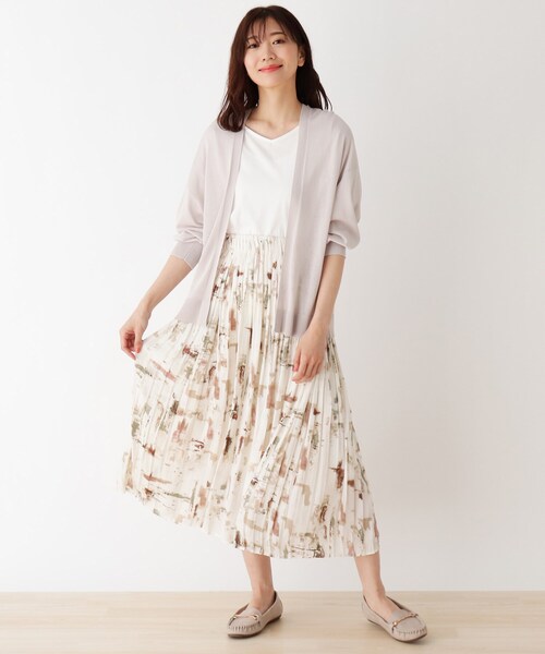 DRESKIP（ドレスキップ）の「◆トッパーカーディガン（カーディガン/ボレロ・レディース・ネイビー/オフホワイト/ライトグリーン/レモンイエロー/グレー・04/03/02）」の17枚目の写真