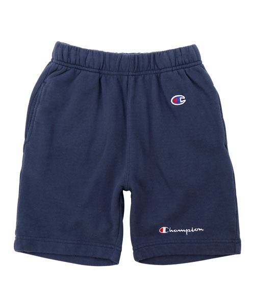 Champion(チャンピオン)の「【Champion/チャンピオン】キッズ キャンパス スウェットショーツ(スウェットパンツ・キッズ・オレンジ/ネイビー/グリーン/サックスブルー/チャコール・110/130/140/100/120)」の3枚目の写真