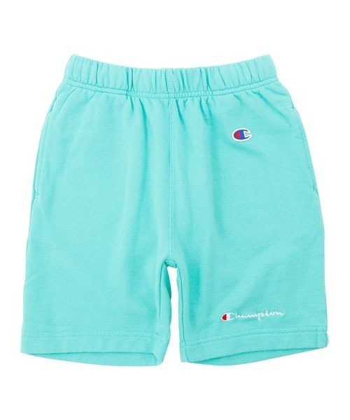Champion(チャンピオン)の「【Champion/チャンピオン】キッズ キャンパス スウェットショーツ(スウェットパンツ・キッズ・オレンジ/ネイビー/グリーン/サックスブルー/チャコール・110/130/140/100/120)」の2枚目の写真
