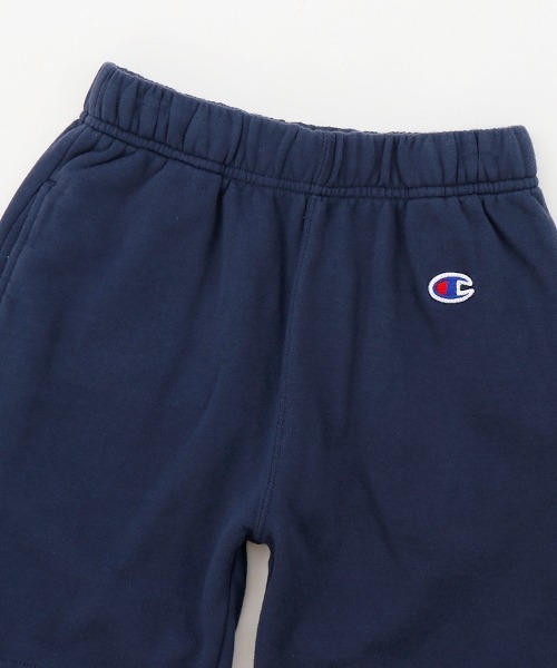 Champion(チャンピオン)の「【Champion/チャンピオン】キッズ キャンパス スウェットショーツ(スウェットパンツ・キッズ・オレンジ/ネイビー/グリーン/サックスブルー/チャコール・110/130/140/100/120)」の7枚目の写真