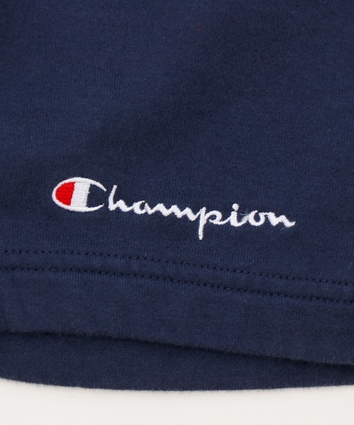 Champion(チャンピオン)の「【Champion/チャンピオン】キッズ キャンパス スウェットショーツ(スウェットパンツ・キッズ・オレンジ/ネイビー/グリーン/サックスブルー/チャコール・110/130/140/100/120)」の9枚目の写真