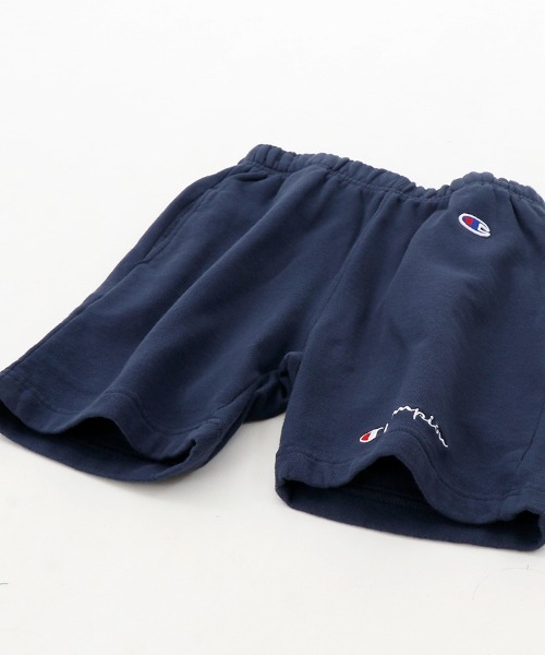 Champion(チャンピオン)の「【Champion/チャンピオン】キッズ キャンパス スウェットショーツ(スウェットパンツ・キッズ・オレンジ/ネイビー/グリーン/サックスブルー/チャコール・110/130/140/100/120)」の11枚目の写真