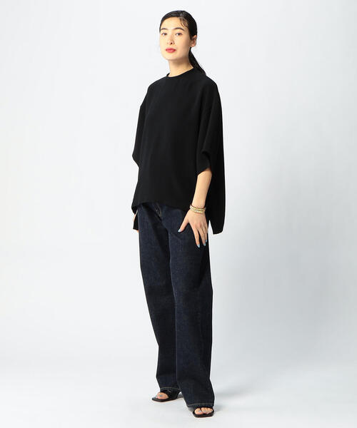 EDITION（エディション）の「【WEB限定】PE Georgette オーバーＴシャツブラウス（シャツ/ブラウス・レディース・ホワイト/ブラック/ベージュ・FREE）」の13枚目の写真