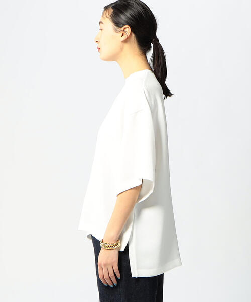 EDITION（エディション）の「【WEB限定】PE Georgette オーバーＴシャツブラウス（シャツ/ブラウス・レディース・ホワイト/ブラック/ベージュ・FREE）」の8枚目の写真