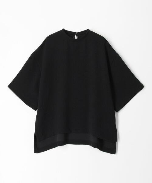 EDITION（エディション）の「【WEB限定】PE Georgette オーバーＴシャツブラウス（シャツ/ブラウス・レディース・ホワイト/ブラック/ベージュ・FREE）」の5枚目の写真