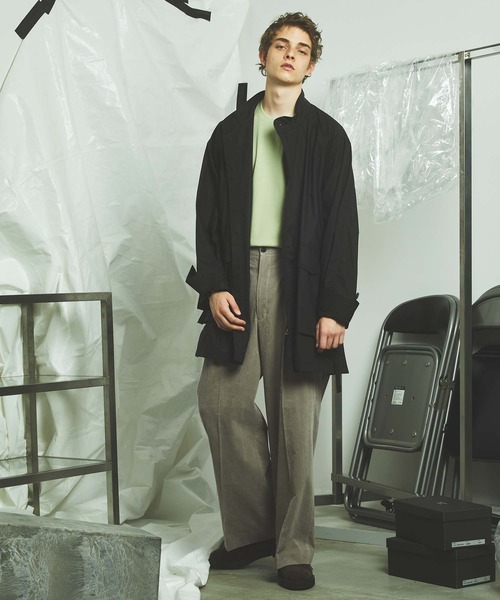 MAISON SPECIAL（メゾンスペシャル）の「【ZOZOTOWN限定】《ユニセックスアイテム》マーセライズスムースオーバーサイズTシャツ【MAISON SPECIAL/メゾンスペシャル】（Tシャツ/カットソー・メンズ・オフホワイト/ライトグリーン/パープル・0/1/2）」の8枚目の写真