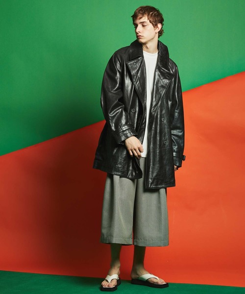 MAISON SPECIAL（メゾンスペシャル）の「【ZOZOTOWN限定】《ユニセックスアイテム》マーセライズスムースオーバーサイズTシャツ【MAISON SPECIAL/メゾンスペシャル】（Tシャツ/カットソー・メンズ・オフホワイト/ライトグリーン/パープル・0/1/2）」の6枚目の写真