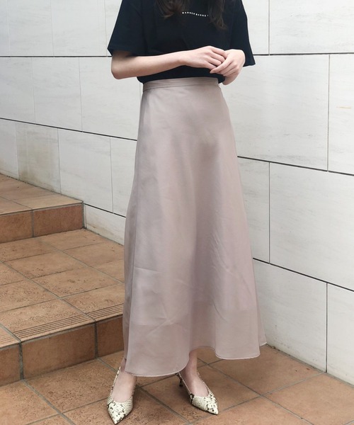 Banner Barrett（バナーバレット）の「マーメイドオーガンジースカート（スカート・レディース・ベージュ/イエロー/グリーン・38）」の5枚目の写真