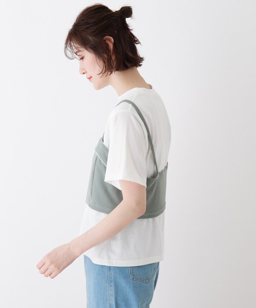 Cutie Blonde（キューティーブロンド）の「◆【S-LL/2点セット】パイピングビスチェセット（その他トップス・レディース・ブラック/オレンジ/ライトグリーン/ナチュラル・01/02/03/04）」の13枚目の写真