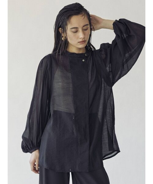THE DAYZ TOKYO(ザデイズトーキョー)の「【THE DAYZ TOKYO】ボリュームスリーブブラウス(シャツ/ブラウス・レディース・ブラック/オフホワイト・FREE)」の5枚目の写真
